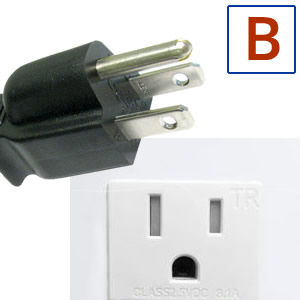 Elektrischer Steckertyp B
