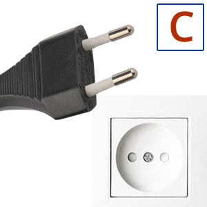 Elektrischer Steckertyp C