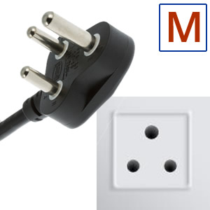 Elektrischer Steckertyp M